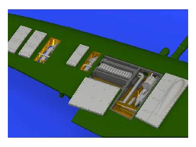 Spitfire Mk. VIII gun bays 1/72 - Eduard - zdjęcie 8