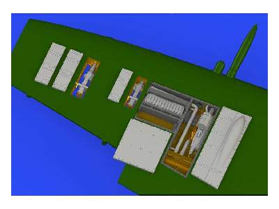 Spitfire Mk. VIII gun bays 1/72 - Eduard - zdjęcie 9