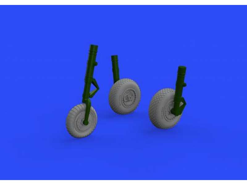 Me 262 wheels 1/72 - Airfix - zdjęcie 1 Me 262 wheels 1/72 - Airfix - zdjęcie 1