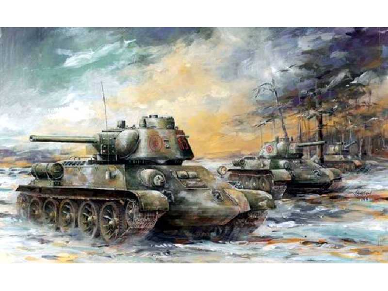 T-34/76 Mod. 1943 w/Commander Cupola (No. 183 Factory) - Smart K - zdjęcie 1 T-34/76 Mod. 1943 w/Commander Cupola (No. 183 Factory) - Smart K - zdjęcie 1