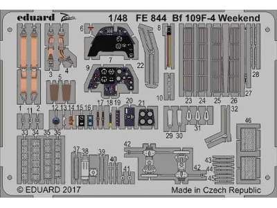 Bf 109F-4 Weekend 1/48 - Eduard - zdjęcie 1