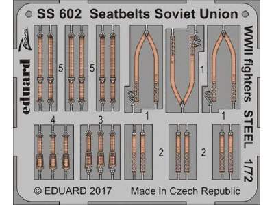 Seatbelts Soviet Union WW2 fighters STEEL 1/72 - zdjęcie 1