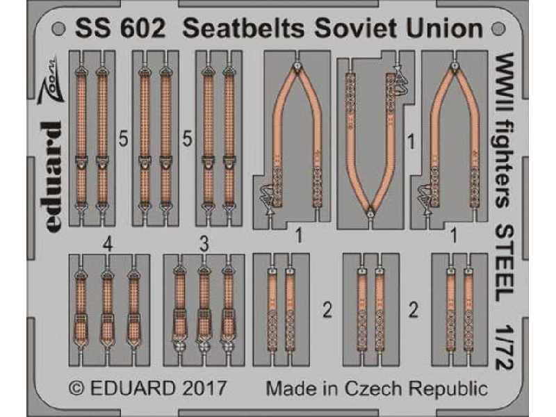 Seatbelts Soviet Union WW2 fighters STEEL 1/72 - zdjęcie 1