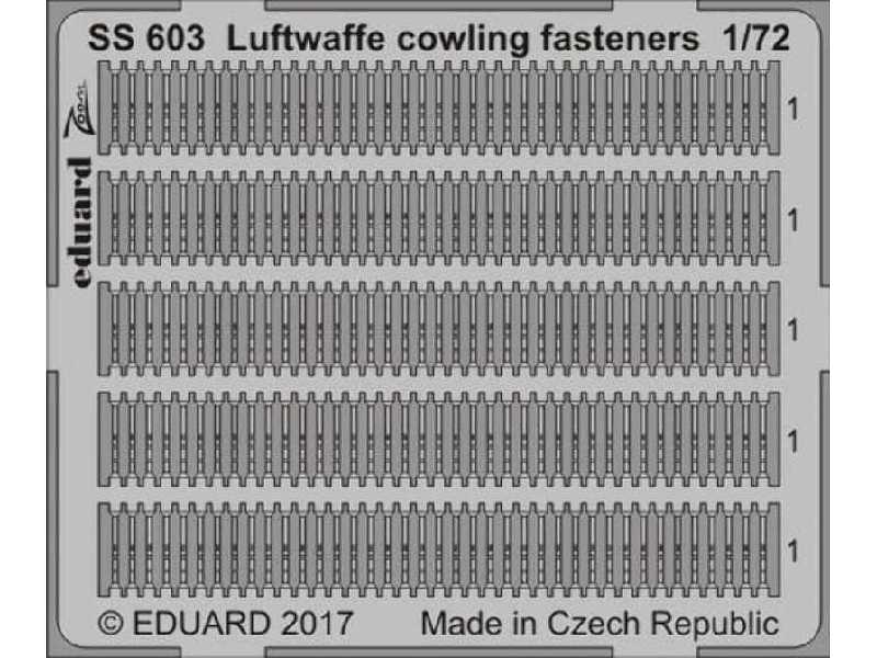 Luftwaffe cowling fasteners 1/72 - zdjęcie 1