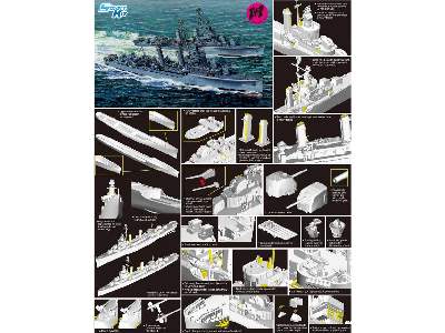Niszczyciel U.S.S. Laffey DD-459, 1942 (Twin Pack) - Smart Kit - zdjęcie 2