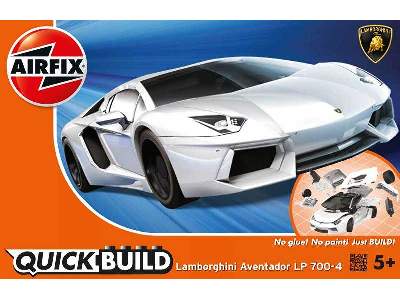 QUICK BUILD Lamborghini Aventador White  - zdjęcie 1