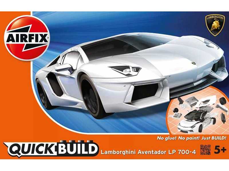 QUICK BUILD Lamborghini Aventador White  - zdjęcie 1