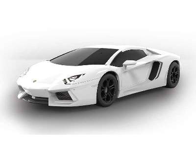 QUICK BUILD Lamborghini Aventador White  - zdjęcie 2