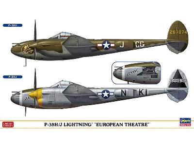 P-38h/J Lightning &quot;european Theatre&quot; (2 Kits) - zdjęcie 1