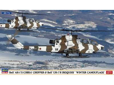 Bell Ah-1s Cobra Chopper &amp; Uh-1j Iroquois Winter Camouflage - zdjęcie 1