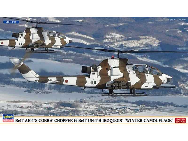 Bell Ah-1s Cobra Chopper & Uh-1j Iroquois Winter Camouflage - zdjęcie 1 Bell Ah-1s Cobra Chopper & Uh-1j Iroquois Winter Camouflage - zdjęcie 1