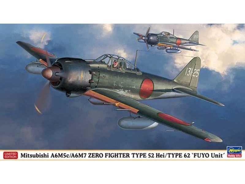 Mitsubishi A6m5c/A6m7 Zero Type 52 Hei/Type 62 'fuyo Unit' - zdjęcie 1 Mitsubishi A6m5c/A6m7 Zero Type 52 Hei/Type 62 'fuyo Unit' - zdjęcie 1