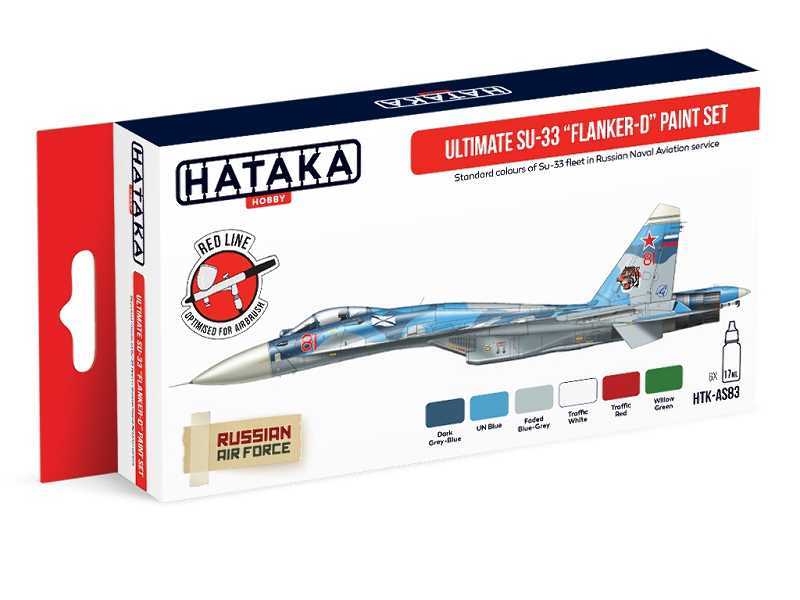HTKAS83 Ultimate Su-33 Flanker D paint set - zdjęcie 1 HTKAS83 Ultimate Su-33 Flanker D paint set - zdjęcie 1