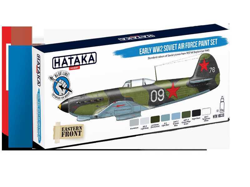 HTK-BS33 Early WW2 Soviet Air Force Paint Set - zdjęcie 1 HTK-BS33 Early WW2 Soviet Air Force Paint Set - zdjęcie 1