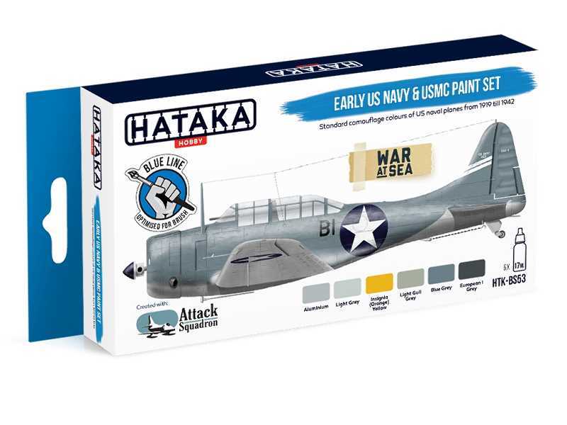 HTKBS53 Early US Navy & USMC paint set - zdjęcie 1 HTKBS53 Early US Navy & USMC paint set - zdjęcie 1