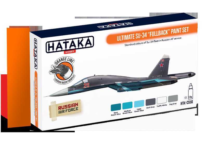 HTK-CS58 Ultimate Su-34 "Fullback" paint set - zdjęcie 1 HTK-CS58 Ultimate Su-34 "Fullback" paint set - zdjęcie 1