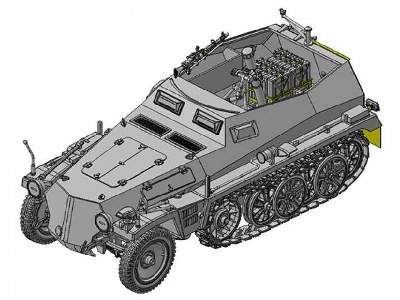 Sd.Kfz.250/7 Alte Ieichte Schutzenpanzerwagwn Granatwer - zdjęcie 3