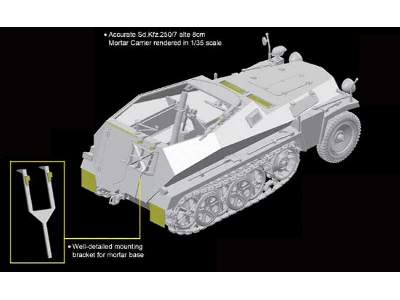 Sd.Kfz.250/7 Alte Ieichte Schutzenpanzerwagwn Granatwer - zdjęcie 7