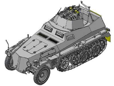 Sd.Kfz.250/4 Ausf A, leichter Truppenluftschutzpanzerwagen - zdjęcie 9