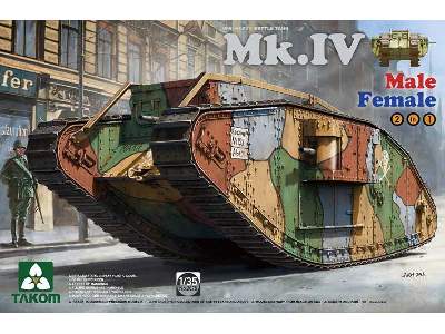 Ciężki czołg Mk.IV Male/Female - I W.Ś. - 2 w 1 - zdjęcie 1