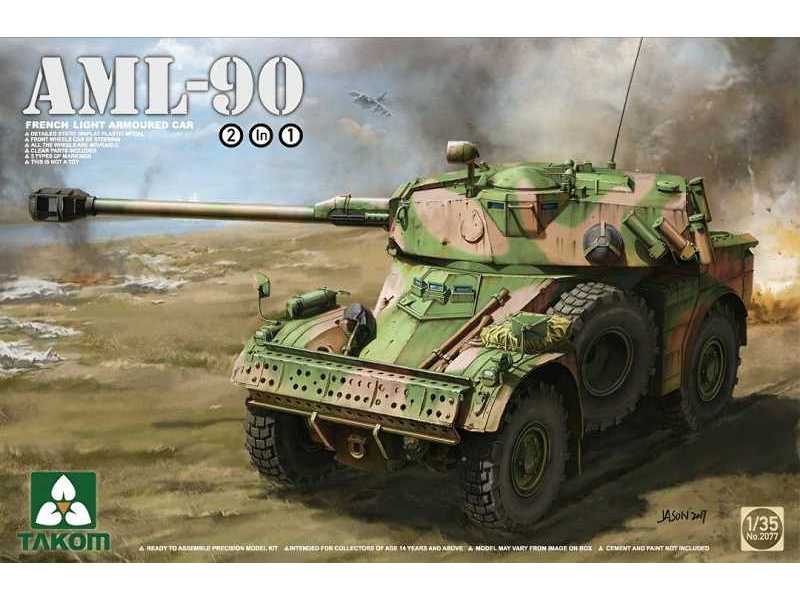 AML-90 francuski lekki samochód pancerny - zdjęcie 1 AML-90 francuski lekki samochód pancerny - zdjęcie 1