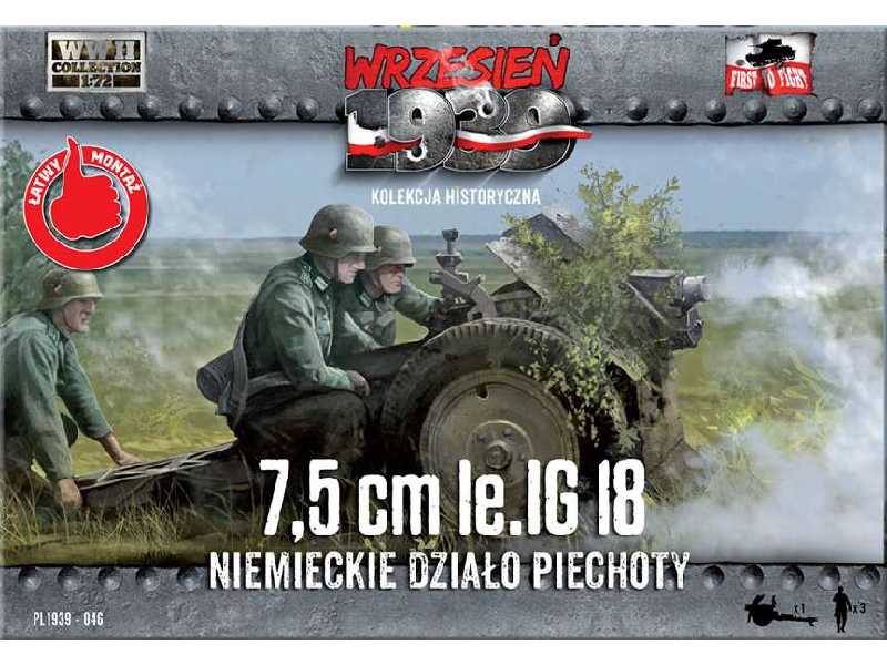 Niemieckie Działo Piechoty 7,5 cm le.IG 18 - zdjęcie 1 Niemieckie Działo Piechoty 7,5 cm le.IG 18 - zdjęcie 1
