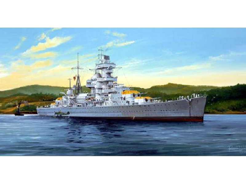 Niemiecki krążownik Admirał Hipper 1941 - zdjęcie 1