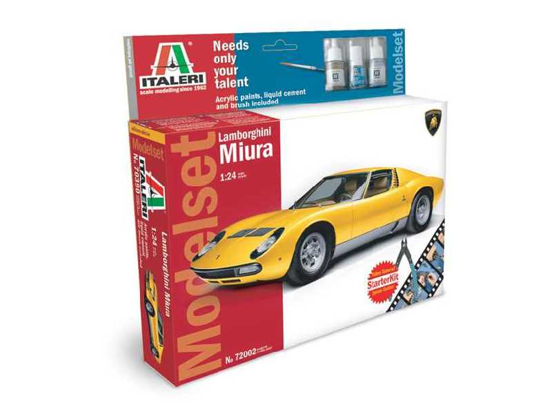 Lamborghini Miura z farbami i klejem - zdjęcie 1
