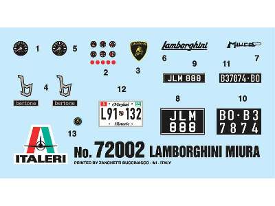 Lamborghini Miura z farbami i klejem - zdjęcie 3