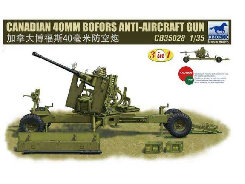 Kanadyjskie działo przeciwlotnicze 40mm Bofors - zdjęcie 1 Kanadyjskie działo przeciwlotnicze 40mm Bofors - zdjęcie 1