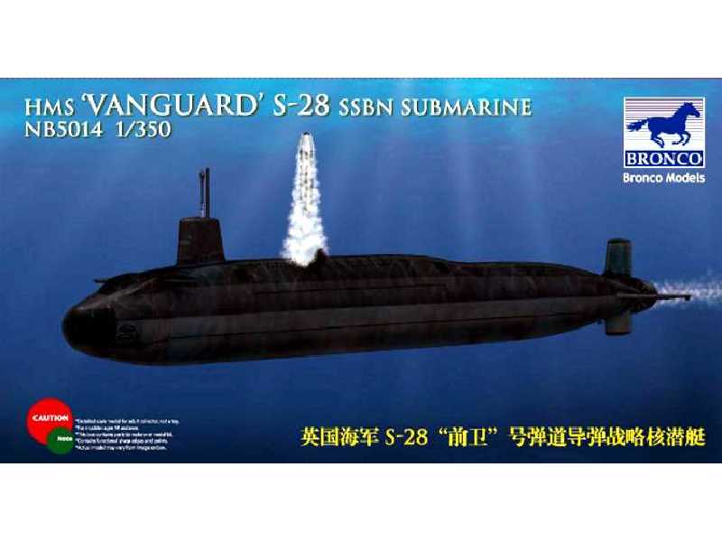 Okręt podwodny HMS-28 Vanguard SSBN  - zdjęcie 1