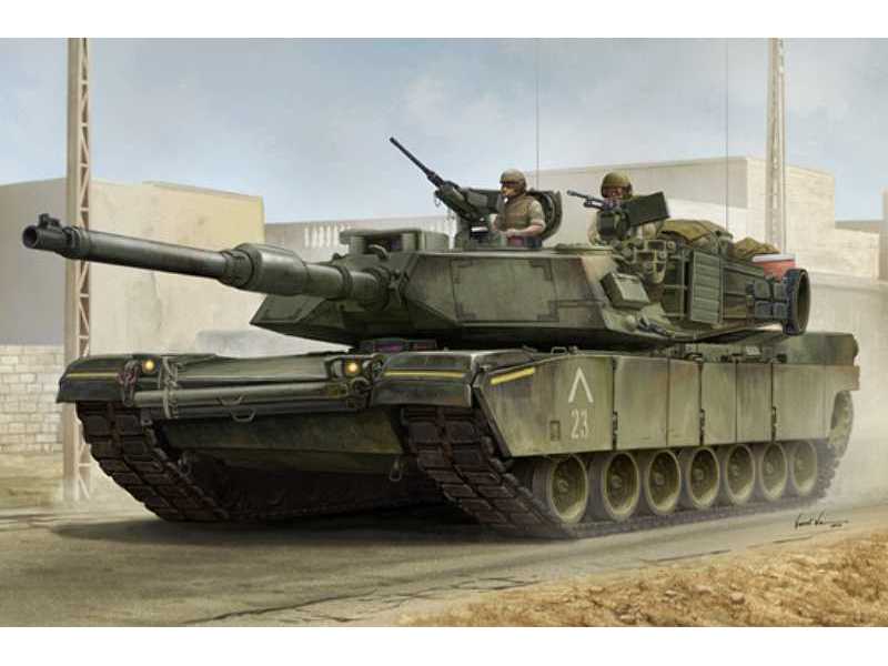 M1A1 AIM Abrams - amerykański czołg podstawowy - zdjęcie 1 M1A1 AIM Abrams - amerykański czołg podstawowy - zdjęcie 1