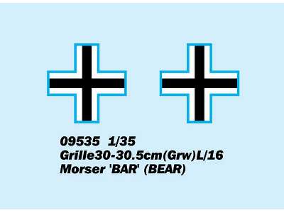 Grille30-30.5cm(Grw)L/16 Morser Bar (Bear) - zdjęcie 3