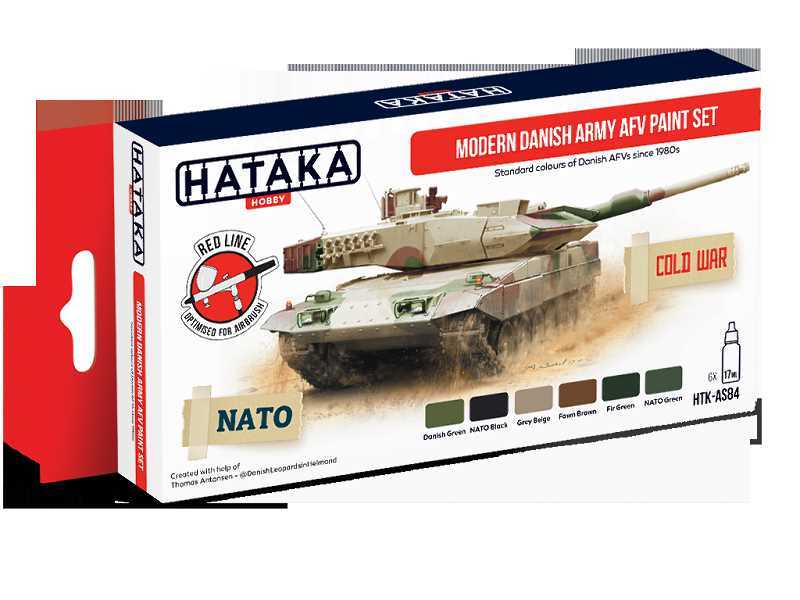 HTK-AS84 Modern Danish Army AFV paint set - zdjęcie 1 HTK-AS84 Modern Danish Army AFV paint set - zdjęcie 1