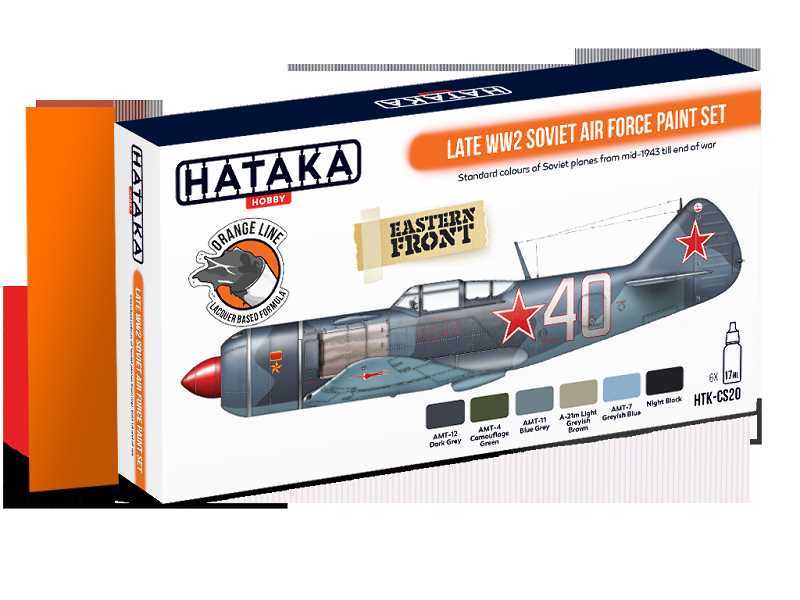 HTK-CS20 Late WW2 Soviet Air Force paint set - zdjęcie 1 HTK-CS20 Late WW2 Soviet Air Force paint set - zdjęcie 1