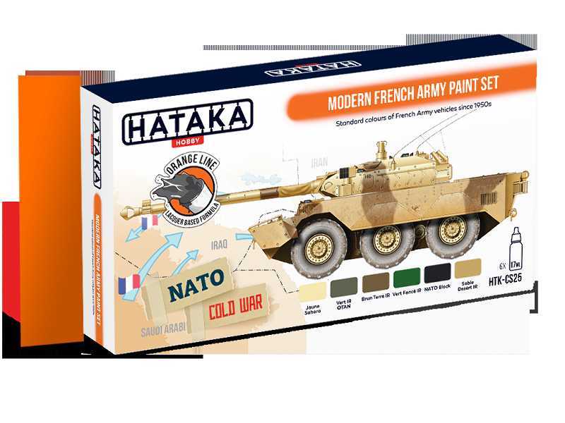 HTK-CS25 Modern French Army paint set - zdjęcie 1 HTK-CS25 Modern French Army paint set - zdjęcie 1