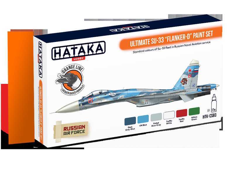 HTK-CS83 Ultimate Su-33 Flanker D paint set - zdjęcie 1 HTK-CS83 Ultimate Su-33 Flanker D paint set - zdjęcie 1