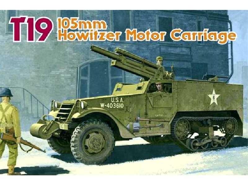 T19 105mm Howitzer Motor Carriage - Smart kit - zdjęcie 1 T19 105mm Howitzer Motor Carriage - Smart kit - zdjęcie 1