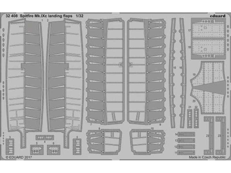 Spitfire Mk. IXc landing flaps 1/32 - Revell - zdjęcie 1
