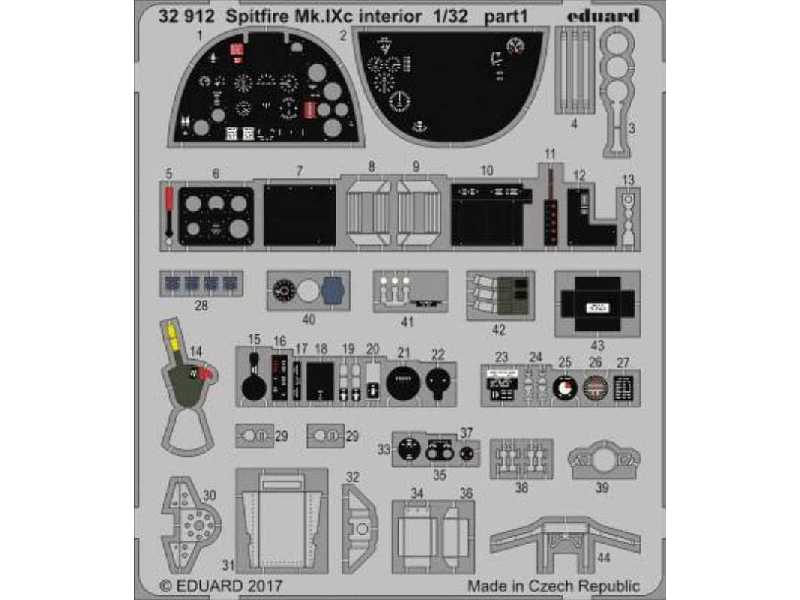 Spitfire Mk. IXc interior 1/32 - Revell - zdjęcie 1 Spitfire Mk. IXc interior 1/32 - Revell - zdjęcie 1
