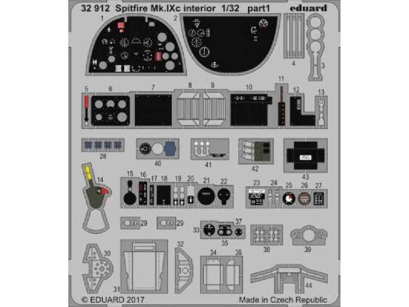 Spitfire Mk. IXc interior 1/32 - Revell - zdjęcie 1