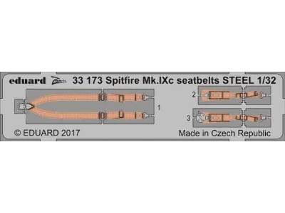 Spitfire Mk. IXc seatbelts STEEL 1/32 - Revell - zdjęcie 1