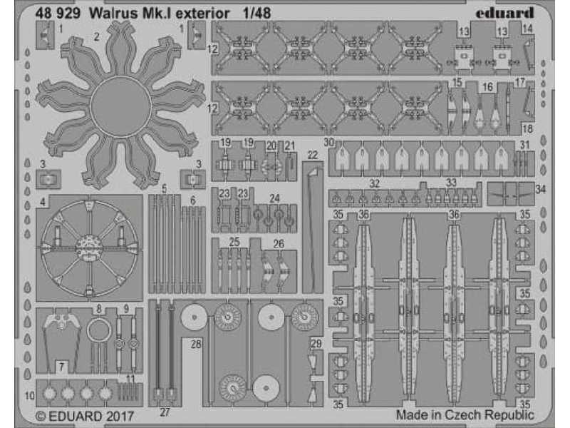 Walrus Mk. I exterior 1/48 - Airfix - zdjęcie 1 Walrus Mk. I exterior 1/48 - Airfix - zdjęcie 1