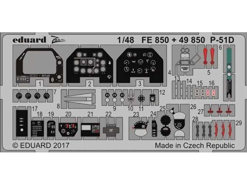 P-51D interior 1/48 - Meng - zdjęcie 1