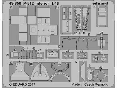 P-51D interior 1/48 - Meng - zdjęcie 2