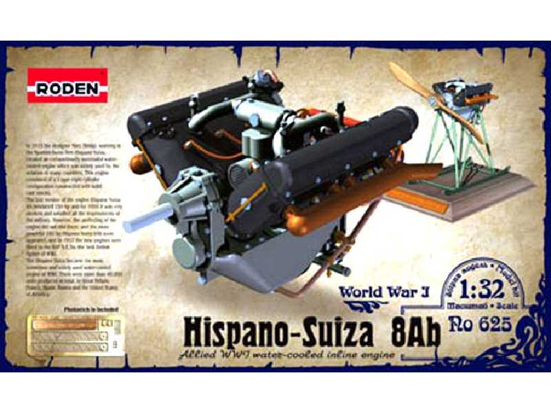 Silnik lotniczy Hispano-Suiza 8Ab - zdjęcie 1 Silnik lotniczy Hispano-Suiza 8Ab - zdjęcie 1