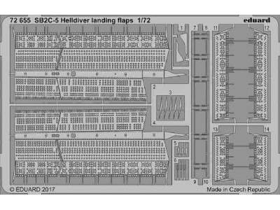 SB2C-5 Helldiver landing flaps 1/72 - Special Hobby - zdjęcie 1