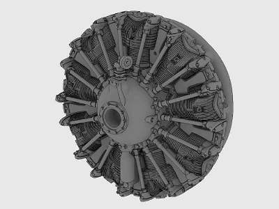 R-1820 B-17 E/F/G engine ACAD/HASE - zdjęcie 4