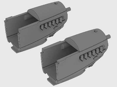 Mosquito two stage Merlin engine nacelles set for Tamiya Kit - zdjęcie 4