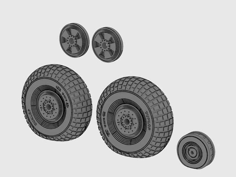 DH Mosquito wheels block tread set - zdjęcie 1